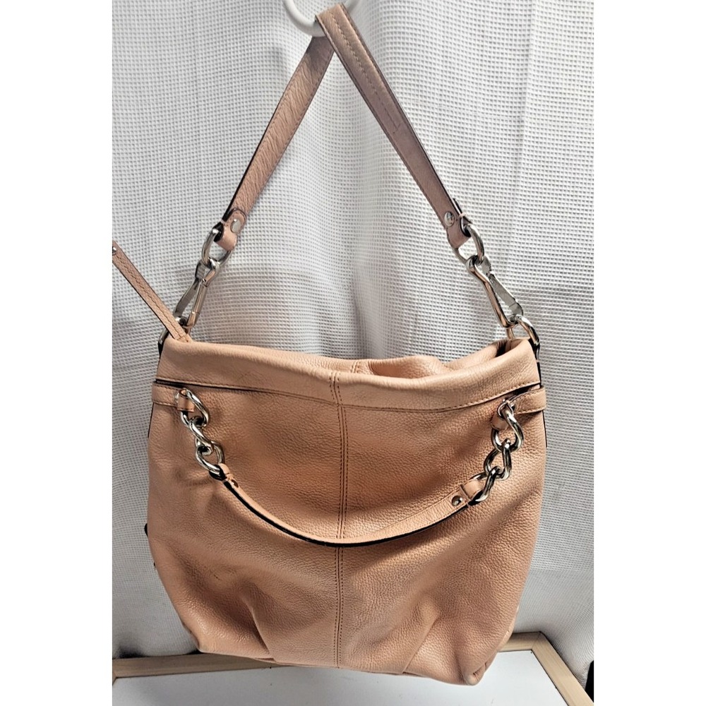 COACH Brooke Hobo leather bag Pink M1175 -F17165 double handles shoulder strap